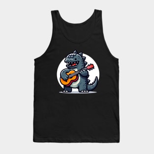 Funny Godzilla Tank Top